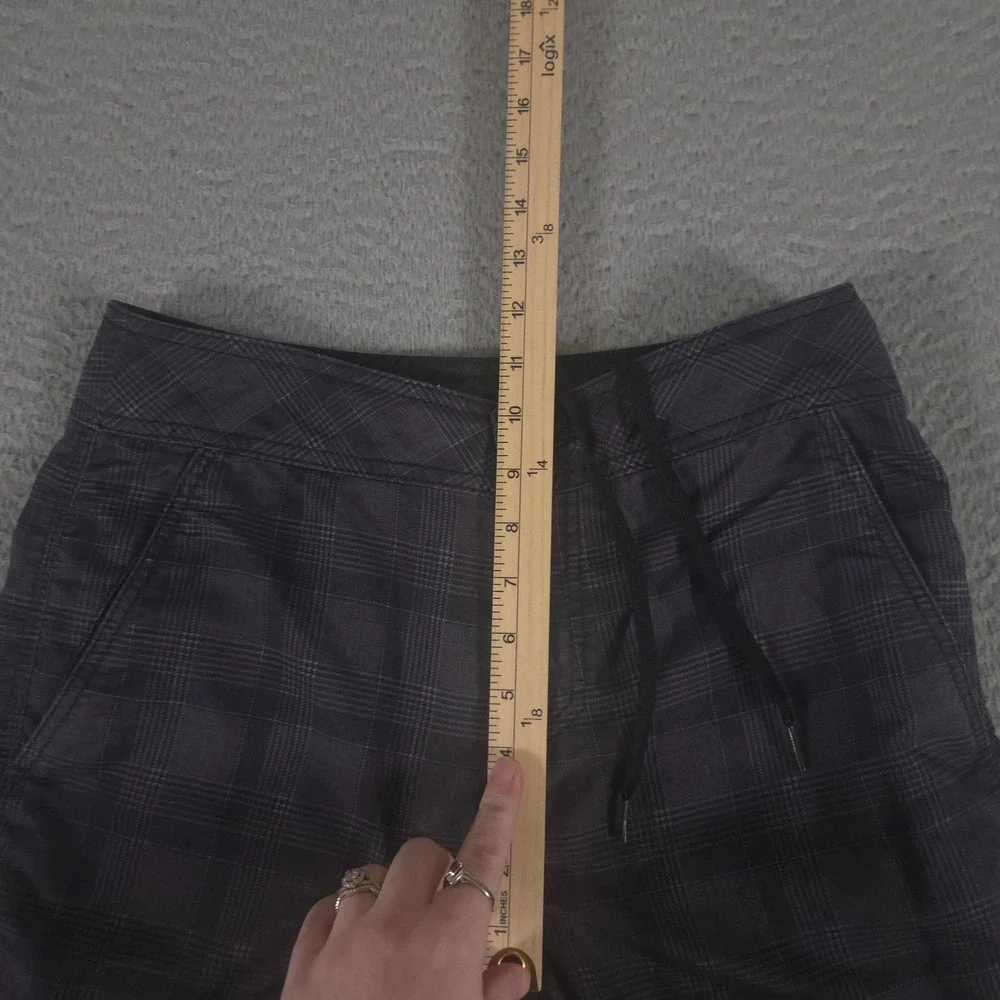 O'Neill Shorts Men 28 Charcoal Plaid‎ Hybrid Board Quick Dry Water Trunks Swim